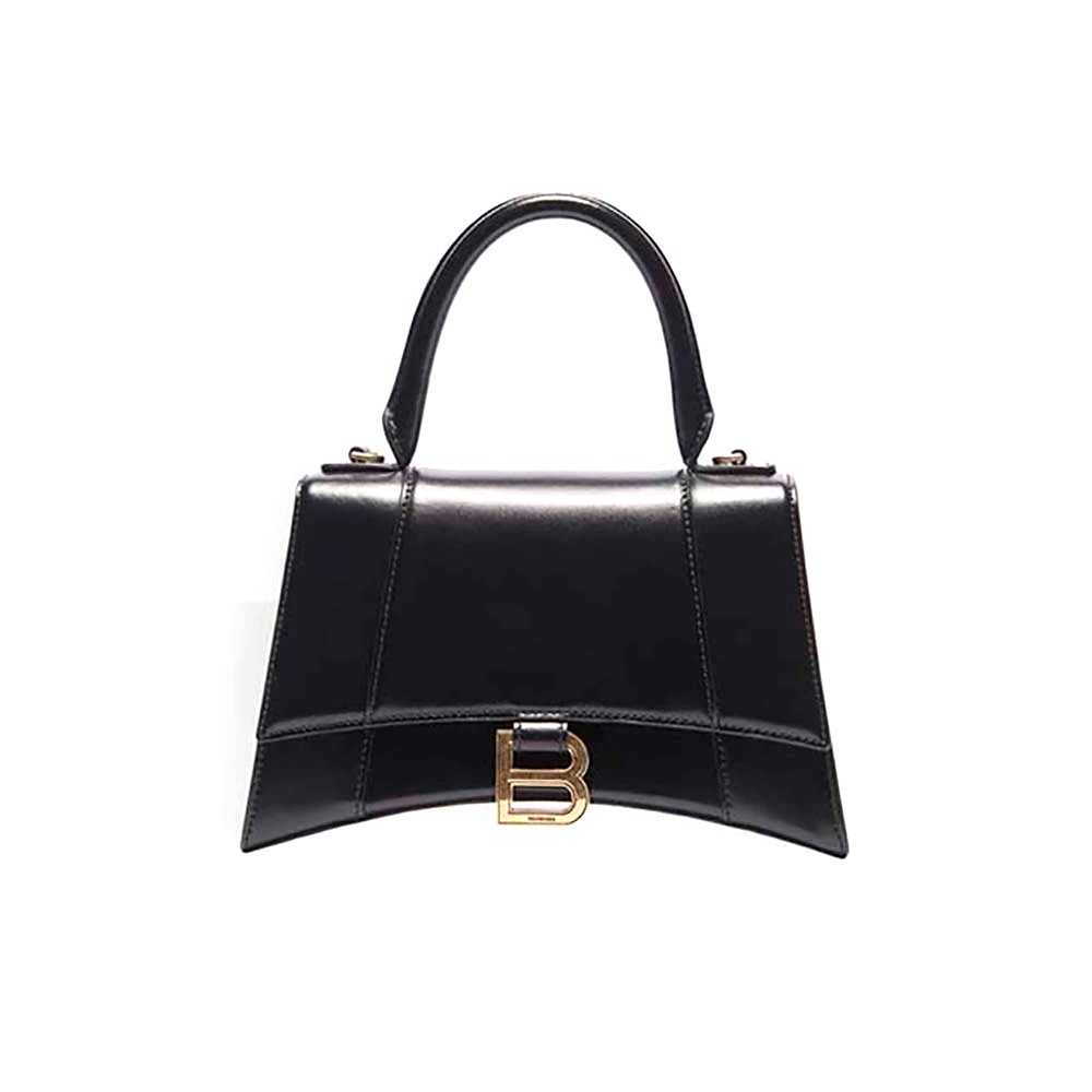 BLACK WHITE Hourglass XS Top Handle Bag for Women Balenciaga Women handbags Womens designer bags Bags #39 BLACK WHITE Hourglass XS Top Handle Bag for Women Balenciaga Women handbags Womens designer bags Bags